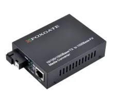 Медіаконвертер EC-Q-1G-1SM-1550nm-20 FoxGate