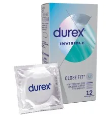 Презервативы Durex Invisible латексные с силиконовой смазкой ультратонкие 12 шт (5052197049619)