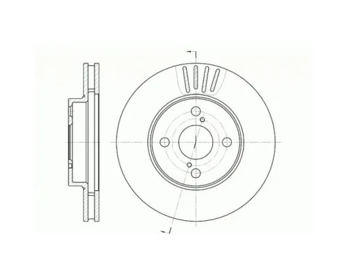 Гальмівний диск REMSA 6742.10