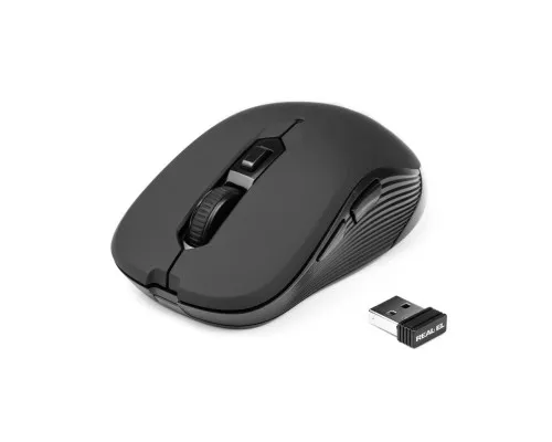 Мишка REAL-EL RM-330 Wireless Black