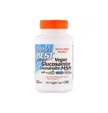 Вітамінно-мінеральний комплекс Doctor's Best Вегетаріанський Глюкозамін Хондроітин і МСМ, Glucosamine Cho (DRB-00500)