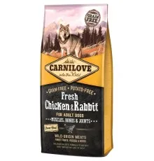 Сухий корм для собак Carnilove Fresh Chicken and Rabbit for Adult dogs 12 кг (8595602527526)