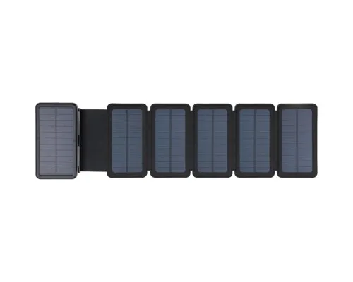 Батарея універсальна Sandberg 20000mAh, Solar 6-Panel/7.5W, USB-C output(20W), USB-A*2/(18W Max) (420-73)