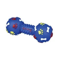 Игрушка для собак Trixie Гантель с пискавкой 15 см (4011905033617)