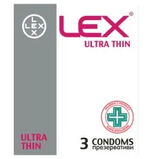 Презервативы Lex Condoms Ultra Thin 3 шт. (4820144770371)
