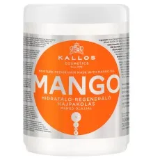Маска для волосся Kallos Cosmetics Mango Зволожувальна з олією манго 1000 мл (5998889515232)