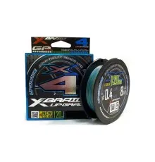 Шнур YGK X-Braid Upgrade X4 Multi Color 120m 0.5/0.117mm 10lb/4.5kg (5545.04.09)