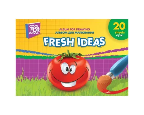 Альбом для рисования Cool For School на пружине, 20 листов Fresh Ideas (CF60903-01)