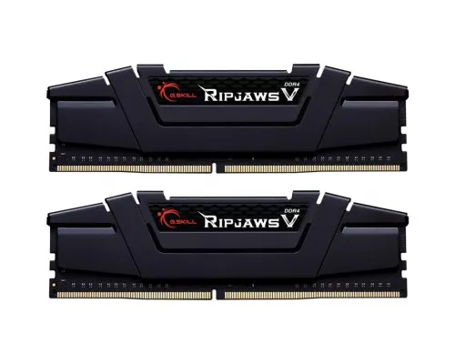 Модуль пам'яті для комп'ютера DDR4 64GB (2x32GB) 4400 MHz RipjawsV Black G.Skill (F4-4400C19D-64GVK)