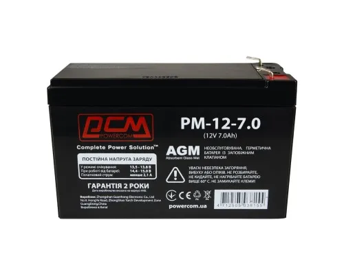 Батарея к ИБП Powercom 12В 7Ah (PM-12-7)