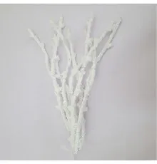 Декоративна гілка YES! Fun Морозні бурульки, білі, 40 см (974740)