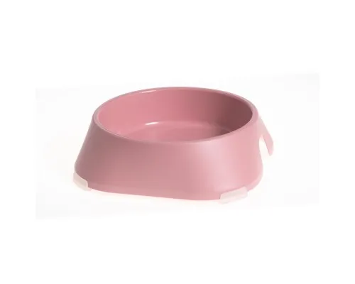Посуда для собак Fiboo Миска с антискользящими накладками M розовая (FIB0108)