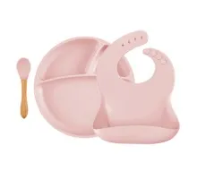 Набір дитячого посуду MinikOiOi BLW SetII-Pinky Pink (101070020)
