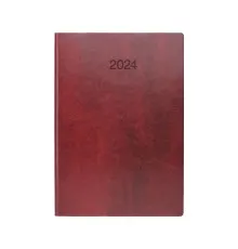 Еженедельник Brunnen датированный 2024 Стандарт Flex A5 168 листов Бордовый (73-795 70 294)