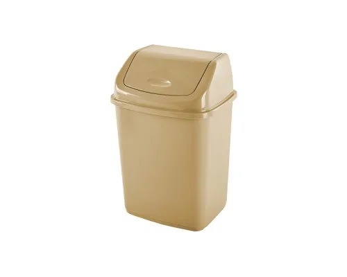 Контейнер для сміття Алеана Кремовий 10 л (алн 122063/крем)