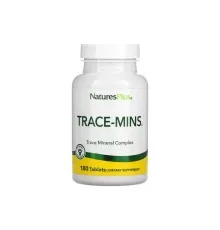 Мінерали Natures Plus Комплекс мікроелементів, Trace-Mins, Trace Mineral Complex, 180 таблеток (NAP-03560)