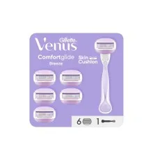 Бритва Gillette Venus ComfortGlide Breeze з 6 змінними картриджами (8006540854860)