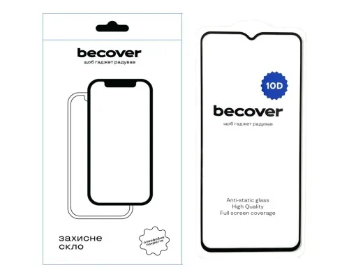 Скло захисне BeCover Xiaomi Redmi A1 10D Black (711525)