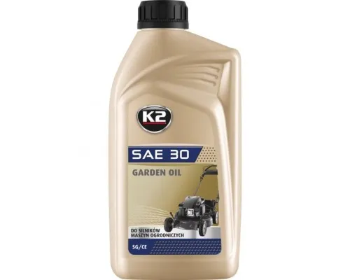 Моторна олива K2 Garden Oil SAE 30 1 л (O5451E)