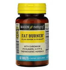 Вітамінно-мінеральний комплекс Mason Natural Жироспалювач, Fat Burner Plus Super Citrimax, 60 таблеток (MAV-13095)
