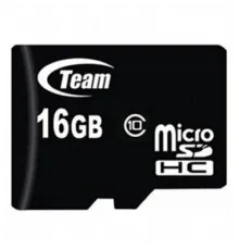 Карта памяти Team 16GB microSD class 10 (TUSDH16GCL1002)
