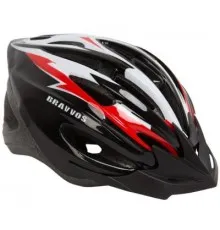 Шлем Velotrade HEL127 черно-бело-красный М (HEAD-002)