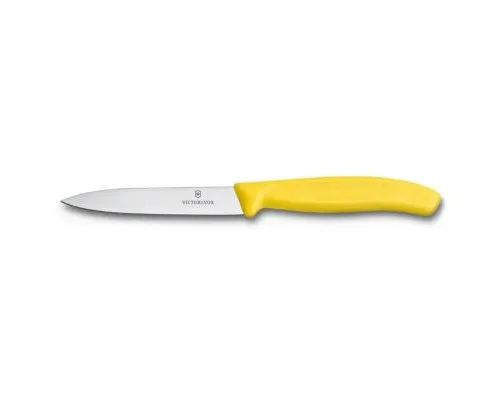 Кухонный нож Victorinox SwissClassic для нарезки 10 см, желтый (6.7706.L118)