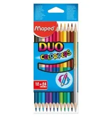 Набір для творчості Maped Color Peps Duo двосторонні 12 шт. 24 кольори (MP.829600)