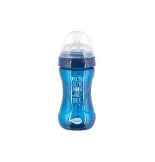 Пляшечка для годування Nuvita Mimic Cool 250мл темно-синя (NV6032NIGHTBLUE)