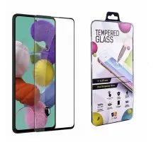 Скло захисне Drobak Samsung Galaxy A51 (Black) (454517)