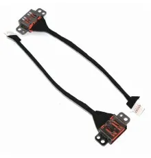 Разъем питания ноутбука с кабелем Lenovo PJ862 (bevel USB), 5-pin, 9 см (A49087)