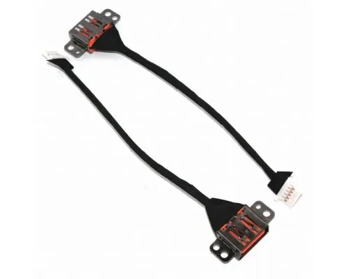 Разъем питания ноутбука с кабелем Lenovo PJ862 (bevel USB), 5-pin, 9 см (A49087)