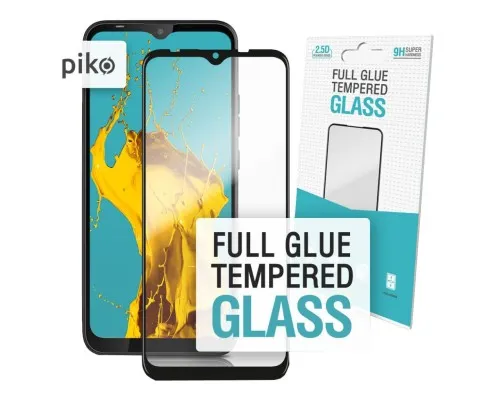 Скло захисне Piko Full Glue Tecno Spark 4 Lite black (1283126502989)