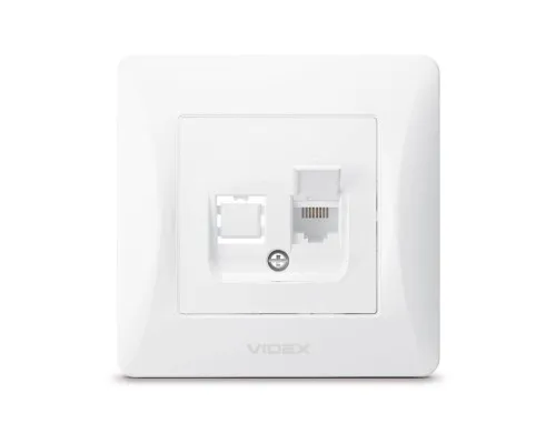 Телефонна розетка Videx BINERA CAT3 (VF-BNSK1TF3-W)