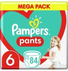 Підгузки Pampers трусики Pants Giant Розмір 6 (15+ кг) 84 шт. (8006540069530)