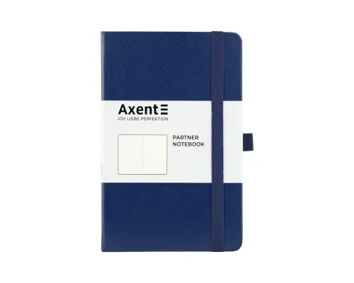 Книга записна Axent Partner 125х195 мм без лініюванням 96 аркушів Синя (8307-02-A)