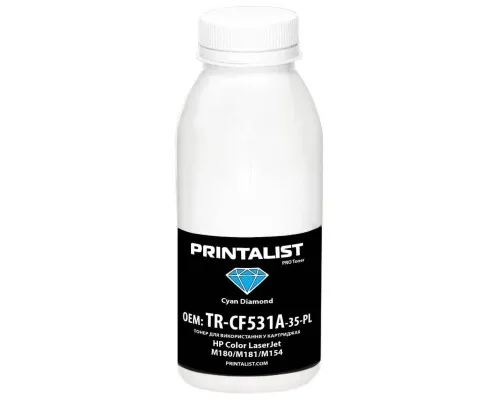 Тонер HP CLJ M180/M181/M154 35г Cyan Printalist (TR-CF531A-35-PL)
