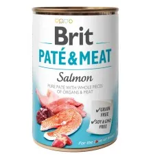Консерви для собак Brit Pate and Meat зі смаком лосося 400 г (8595602530267)