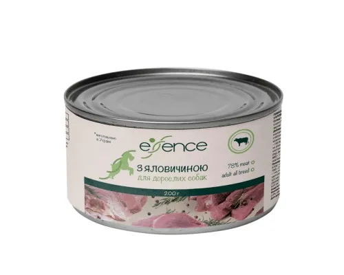 Консерви для собак Essence з яловичиною 200 г (4820261920307)