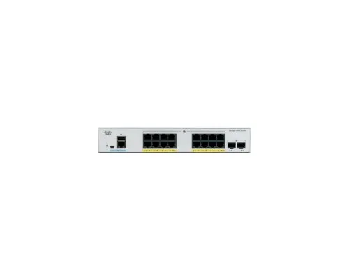 Комутатор мережевий Cisco C1000-16P-2G-L