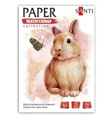 Бумага для рисования Santi набор для акварели Animals, А4 Paper Watercolor Collection, 18 листов, 200г/м2 (130520)