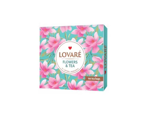 Чай Lovare Flowers & Tea 12 видів по 5 шт (lv.16171)