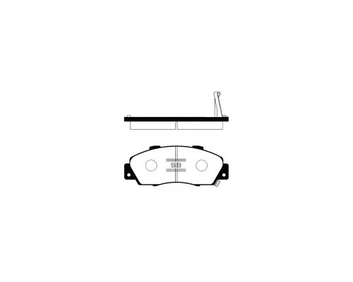 Тормозные колодки HI-Q SP1076-F