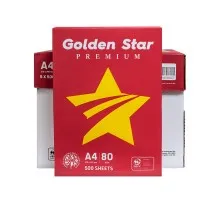 Папір Golden Star IK A4, 80 г, 500 арк. Premium клас С (151638)