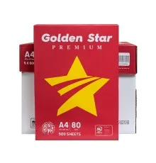 Бумага Golden Star IK A4, 80 г, 500 арк. клас С (151638)