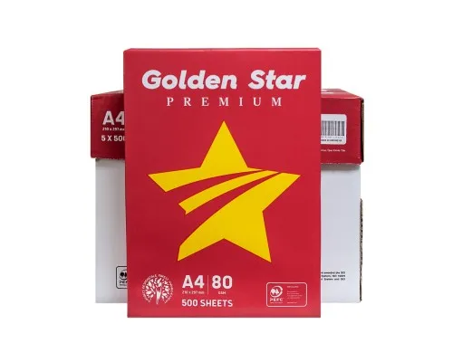 Папір Golden Star IK A4, 80 г, 500 арк. Premium клас С (151638)