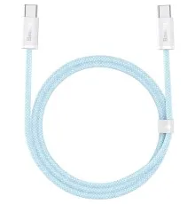 Дата кабель USB-C to USB-C 1.0m 5A Blue Baseus (CALD000203)