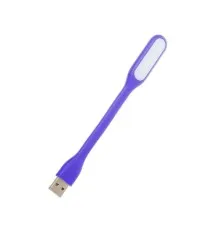 Лампа USB Optima LED, гнучка, 2 шт, фіолетовий (UL-001-VI2)