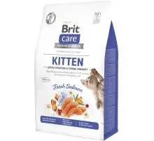 Сухий корм для кішок Brit Care Cat GF Kitten Gentle Digestion Strong Immunity з лососем 400 г (8595602565030)