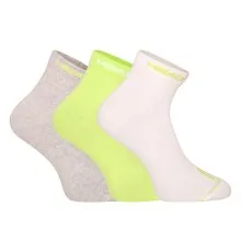 Шкарпетки Head Quarter 3P Unisex 761011001-009 3 пари Сірий/Зелений/Білий 35-38 (8720245441735)